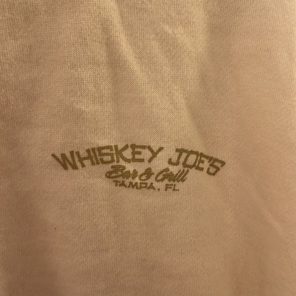 Whiskey Joe’s Bar Tampa FL Cropped Sweatshirt SZ L - Picture 4 of 4